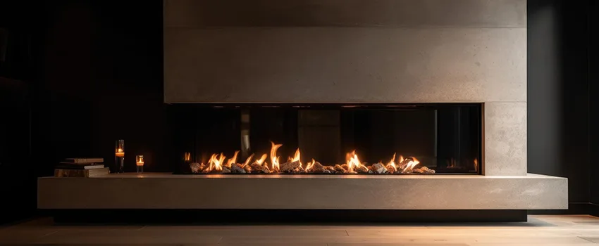 Gas Fireplace Ember Bed Design Services in Burke Centre, Virginia